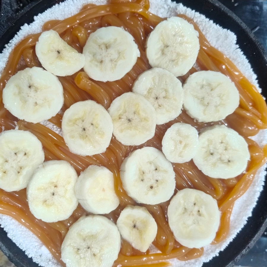 Banana e doce de leite.22cm