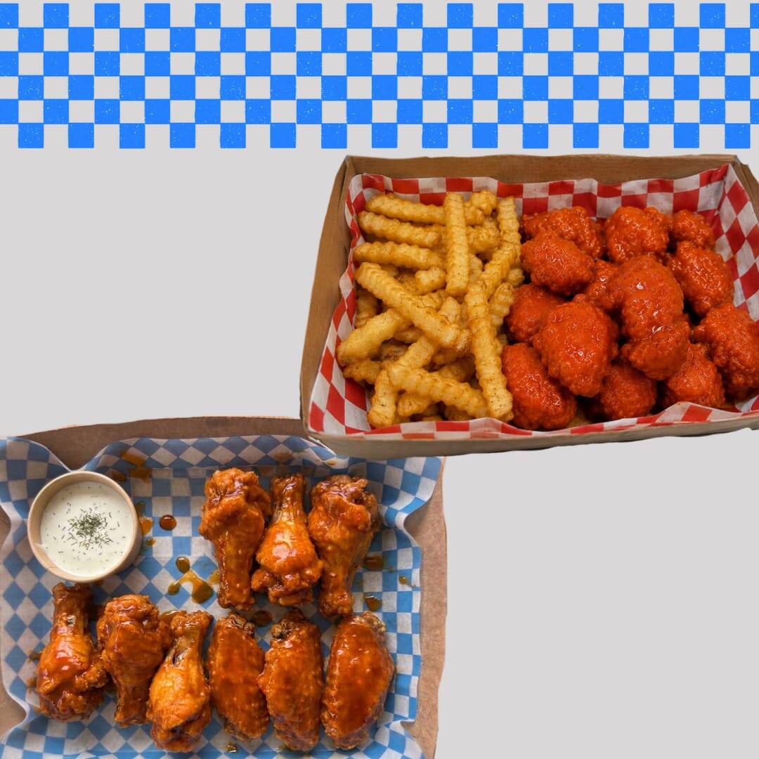 Combo 6 Boneless + 6 Alitas + Papas