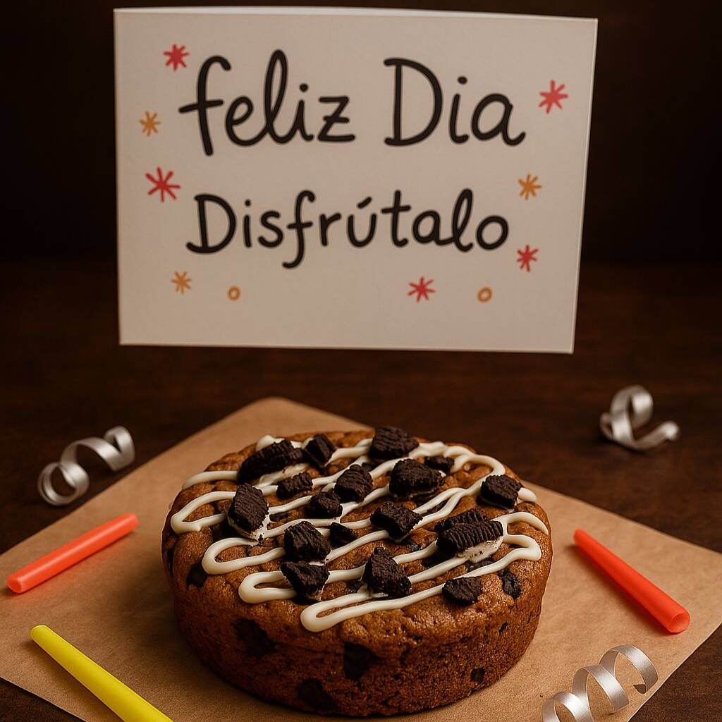 Cookie Redonda con Mensaje