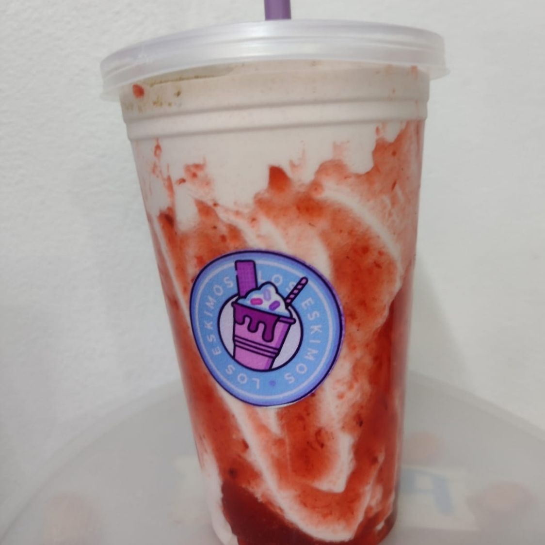 Eskimo de fresa con queso