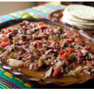 BURRITO DE BISTEC A LA MEXICANA