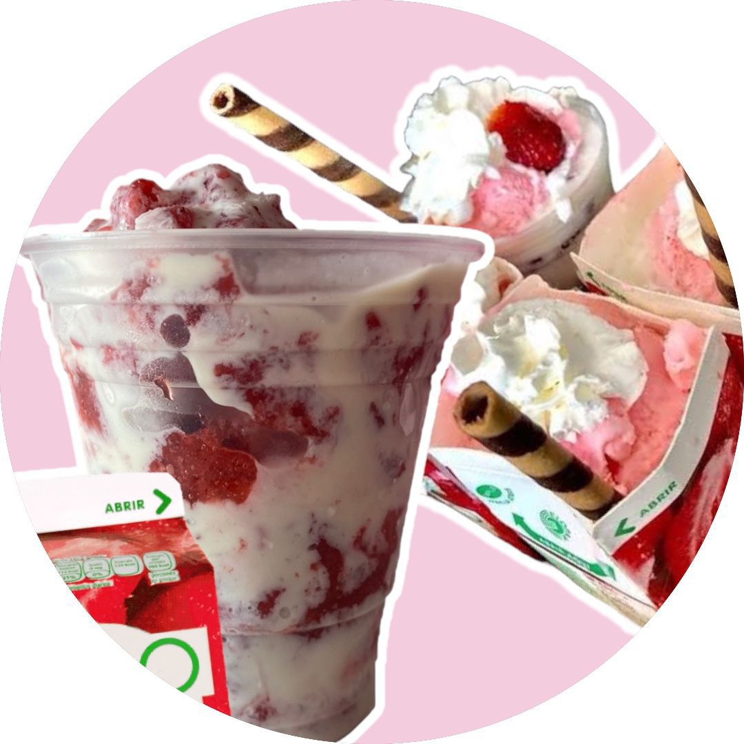Fresas congeladas con Nieve (Duero)