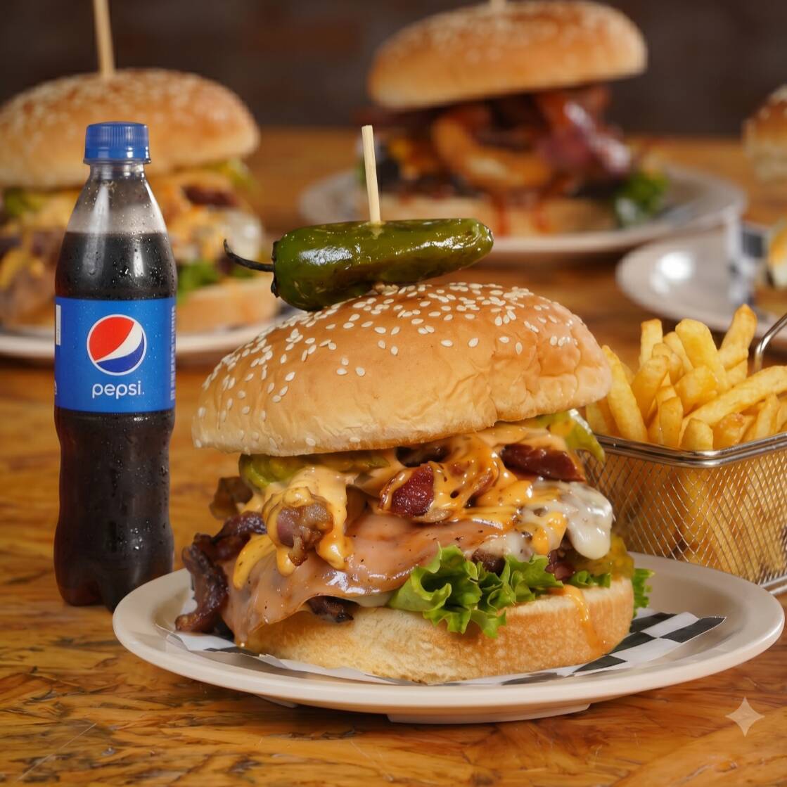 Hamburguesa Norteña Combo