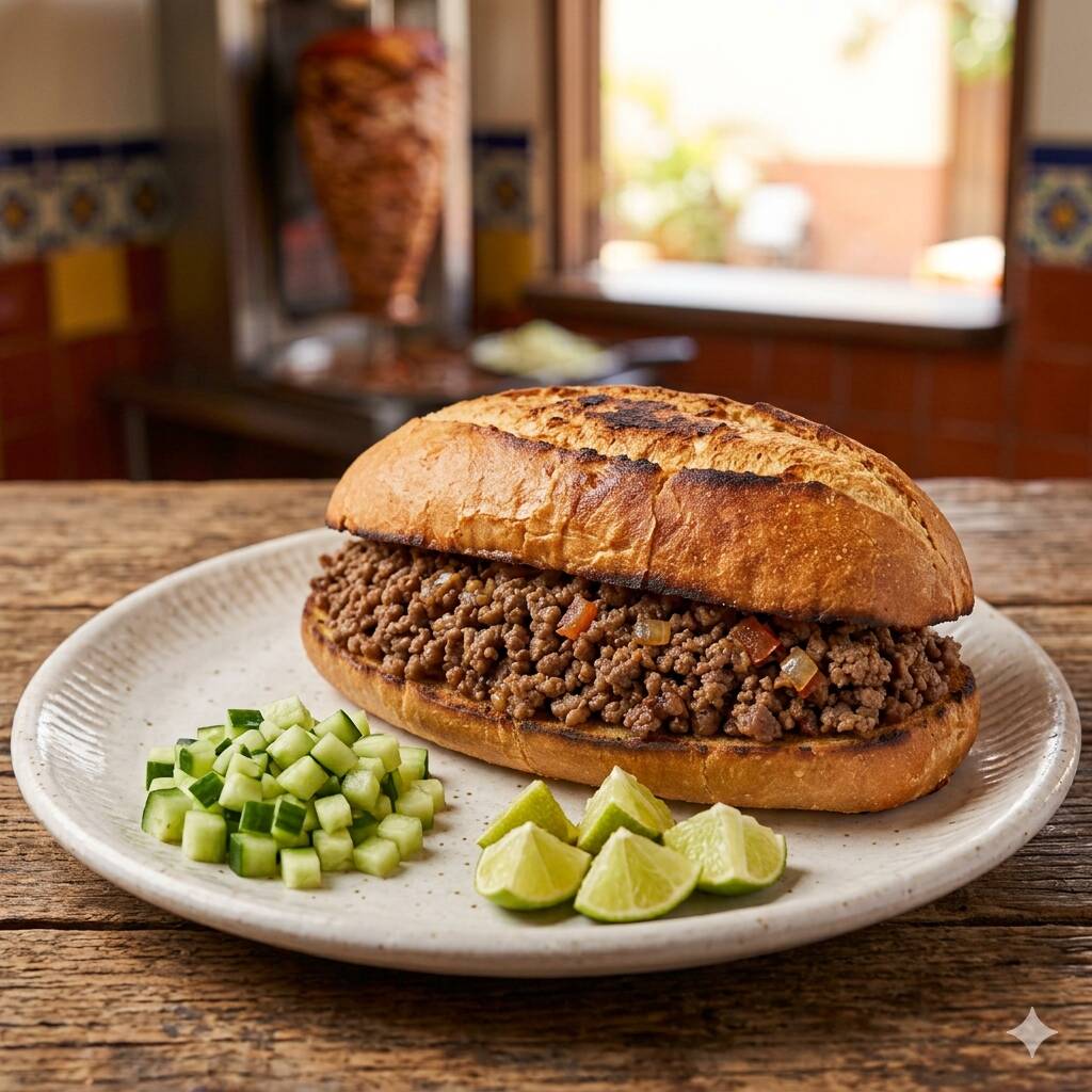 Torta De Birria.