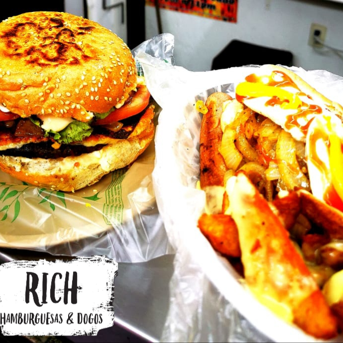 Combo Hamburguesa con Queso, Dogo y 1 bebida