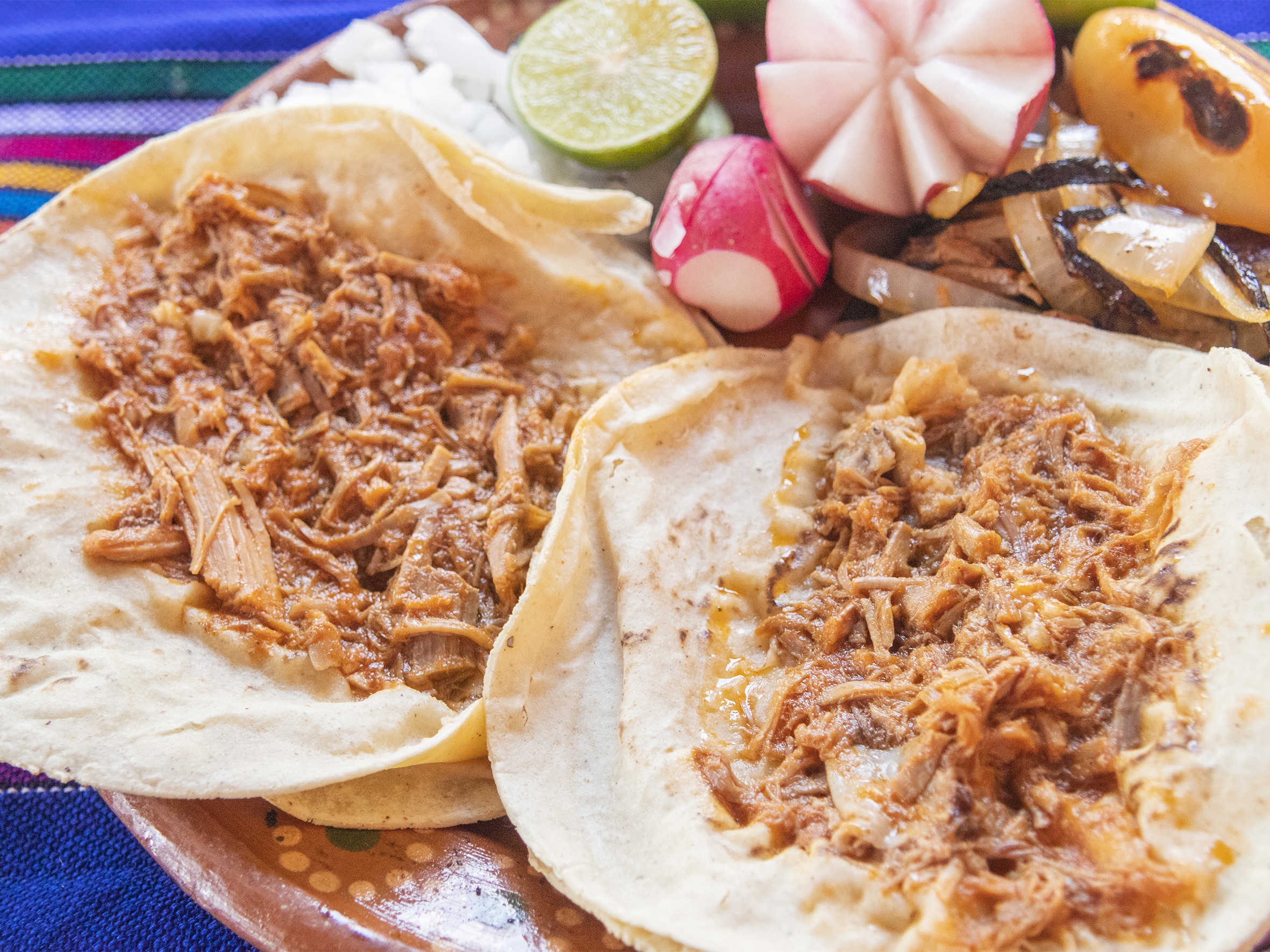Taco Blandito de Barbacoa Abierto