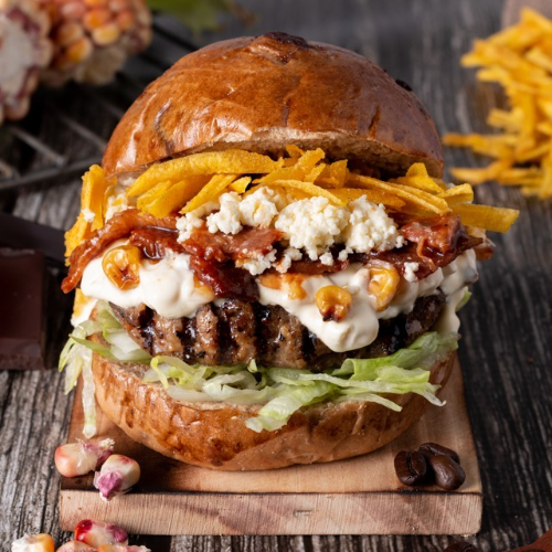 Combo Moka Burger + Papas a la Francesa