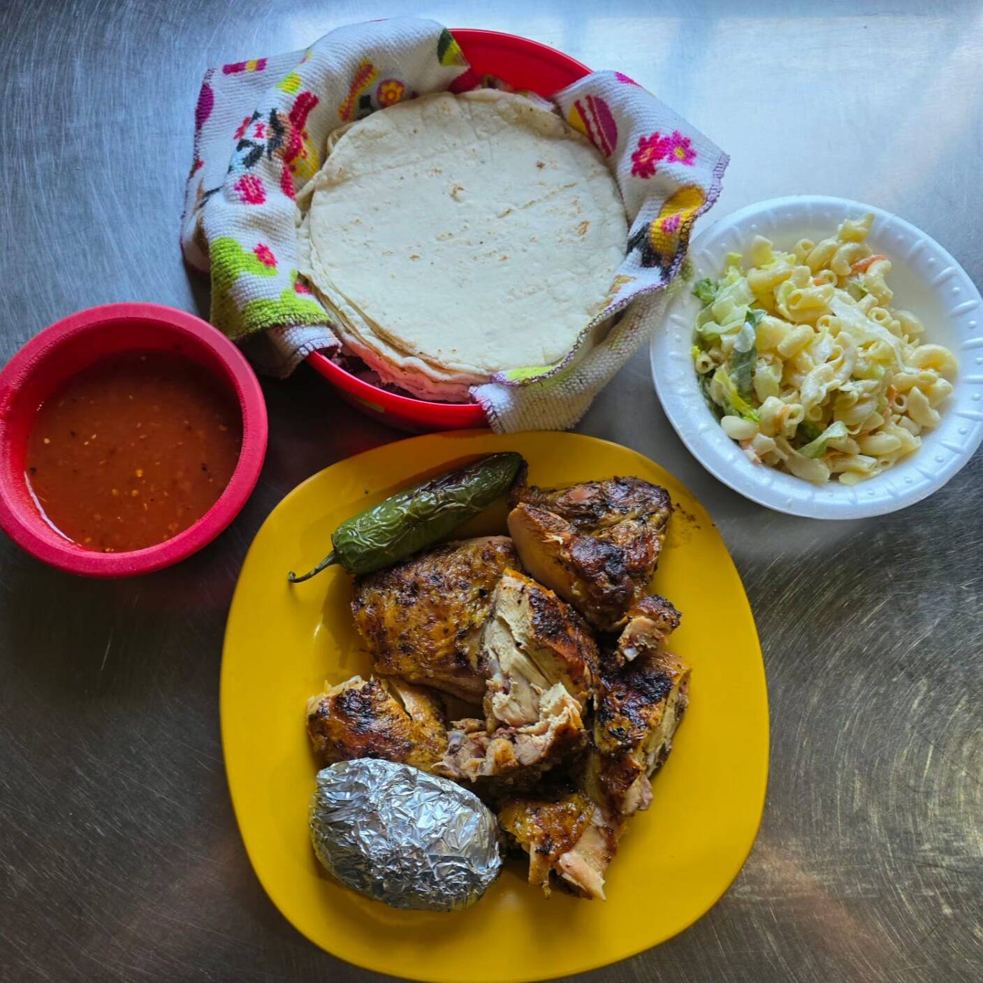 MEDIO POLLO ASADO