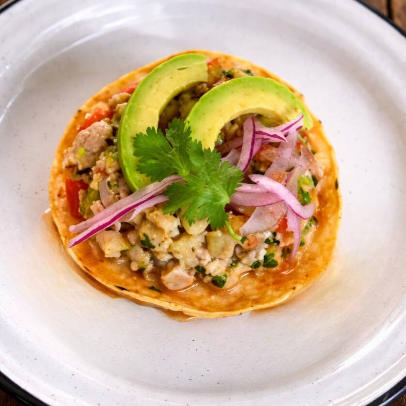 Tostada de Ceviche