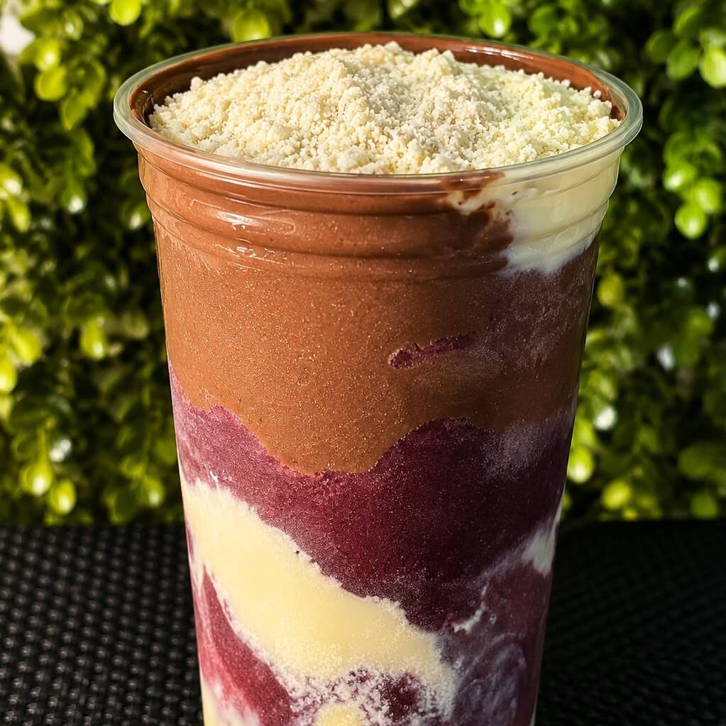 Açai, Leite Condensado, Leite Ninho e Creme de Avelã