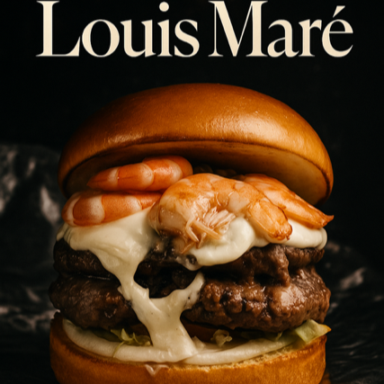 2 BURGER'S 120G, MAIONESE, ALFACE AMERICANA, CATUPIRY E CAMARÃO NO PÃO DE BRIOCHE (ELEGÂNCIA EM CADA MORDIDA).