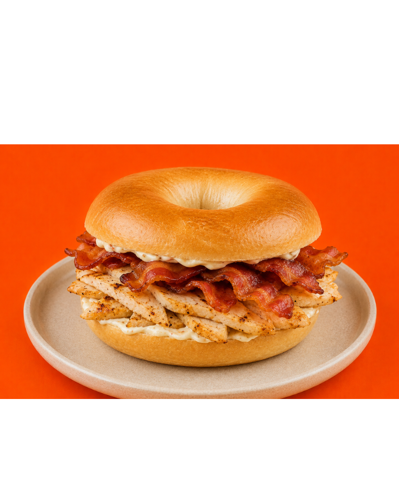 Bagel Pollo Tocino