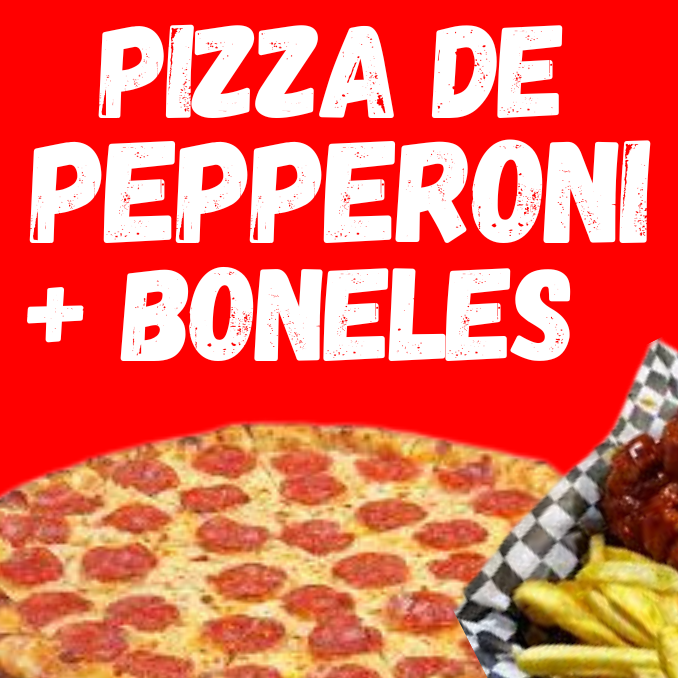 COMBO PEPPERONI GRANDE+BONELES