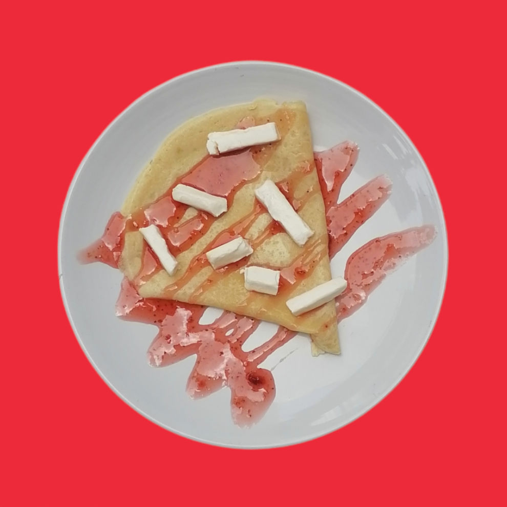 Crepa de Philadelphia con Mermelada