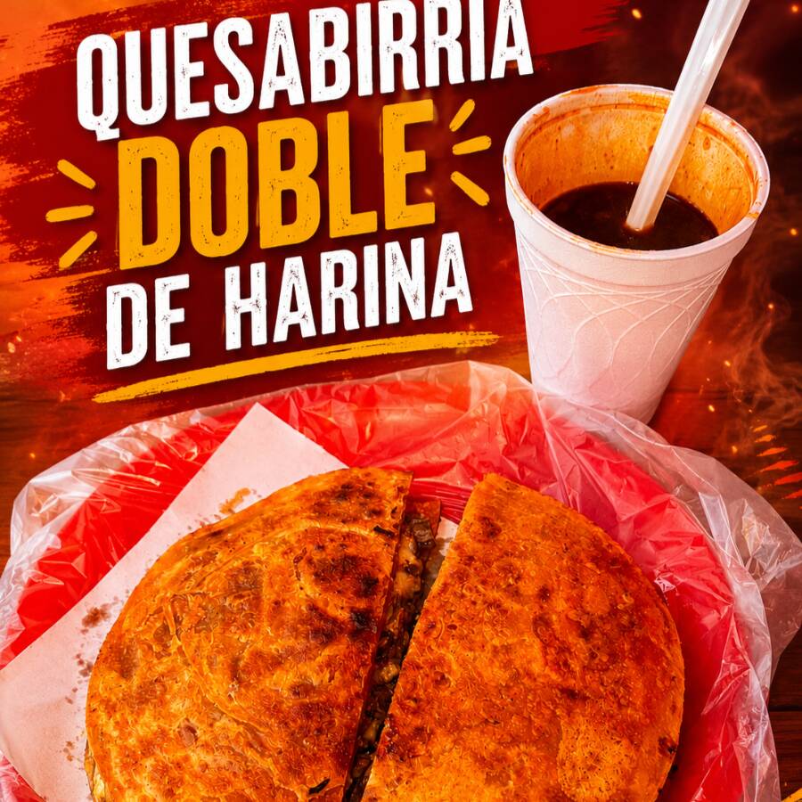 QUESABIRRIA DOBLE HARINA
