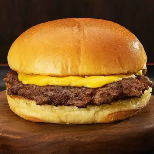 acompanham pão, maionese, hambúrguer, queijo, presunto, alface, tomate e batata palha.