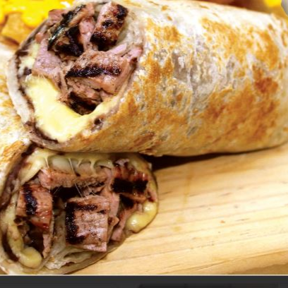 Burrito de Arrachera con queso