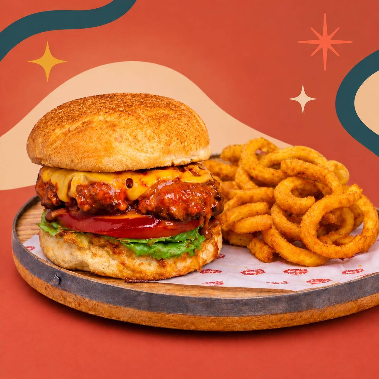 Paphamburguesa Pollo Búfalo