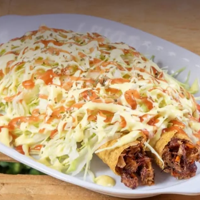 Taco Doble CARNE O POLLO