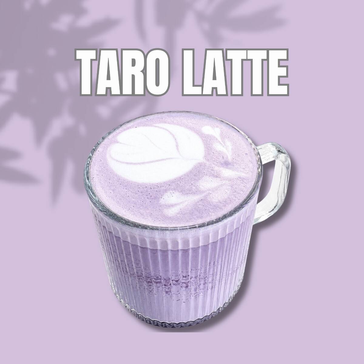 Taro Latte 12 oz