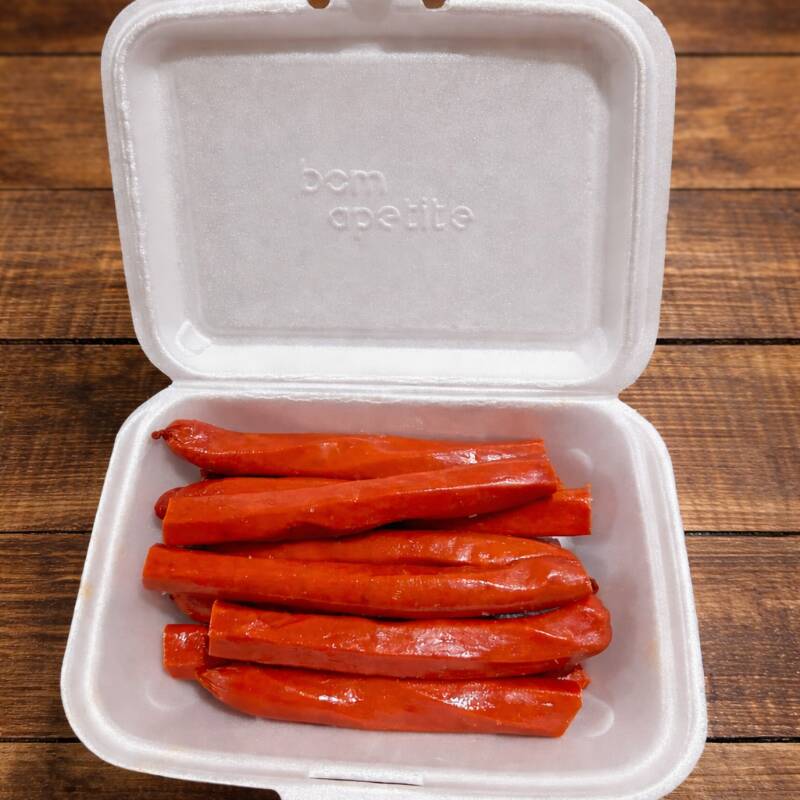 Porção com 500g - Linguiça calabresa fina Fricó .