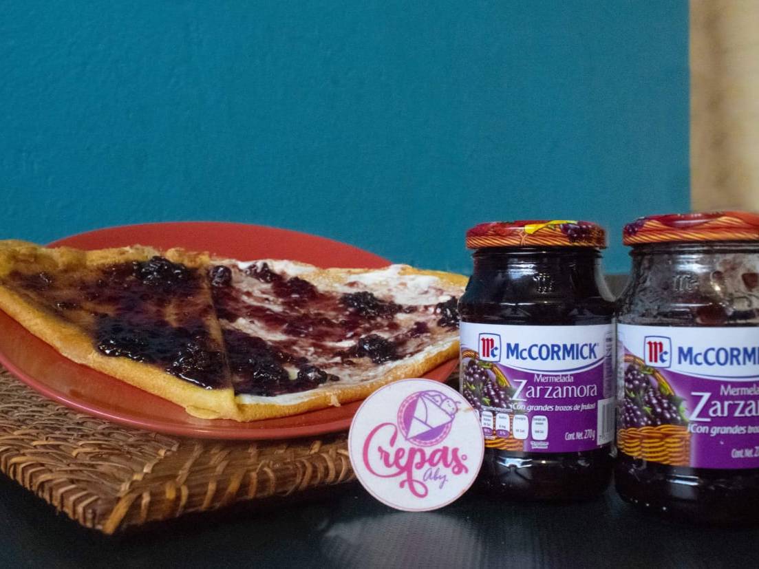 Crepa de Philadelphia con Mermelada