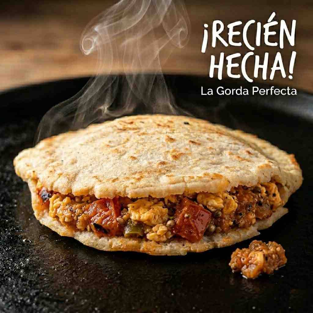 Gordita Huevo en Salsa Mortajada