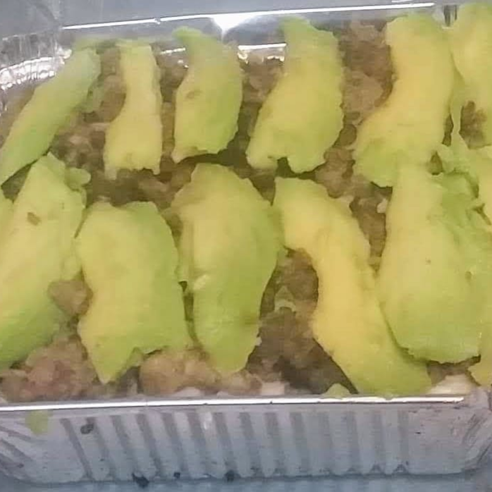 Papa Asada con Carne