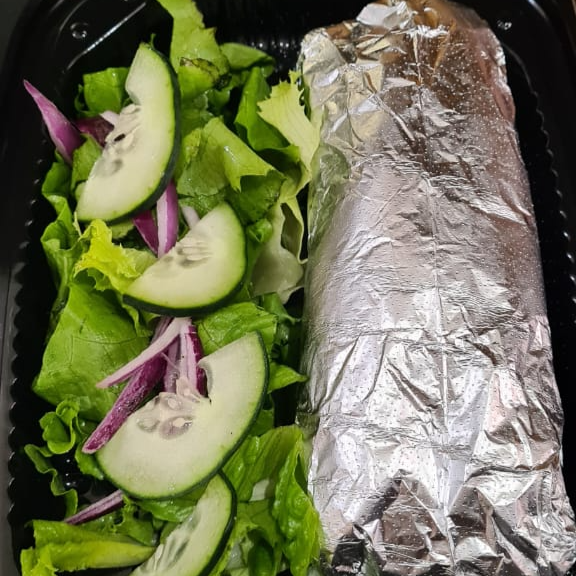 Burrito de pollo spicy