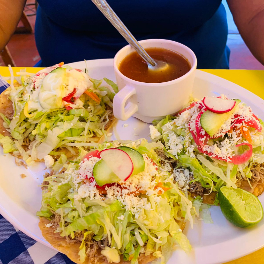 Tostadas de Pollo o Carne
