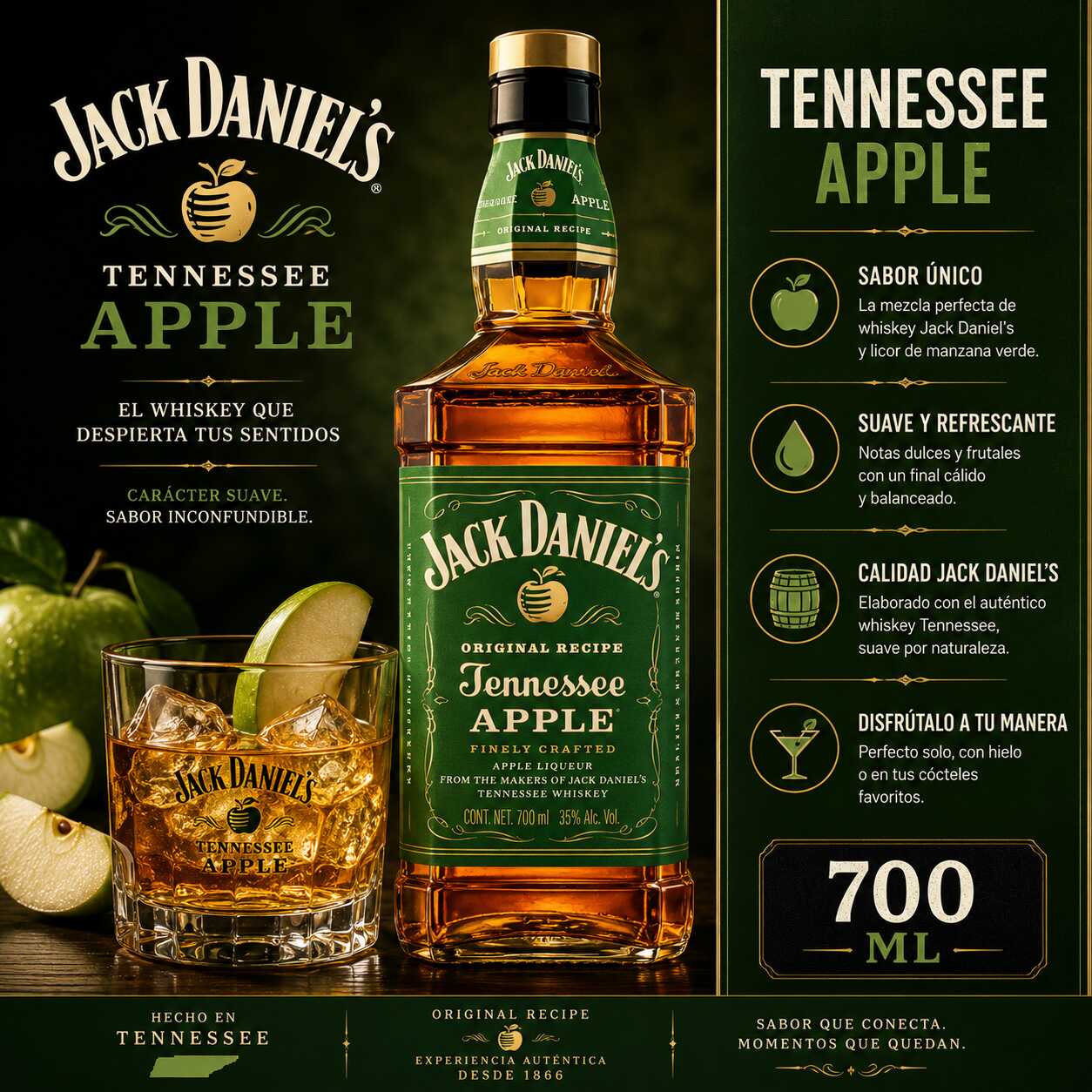 Jack Daniels Apple X 700 Ml