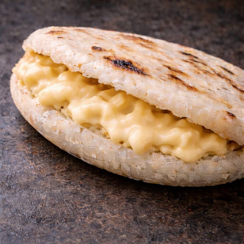 Arepa con queso