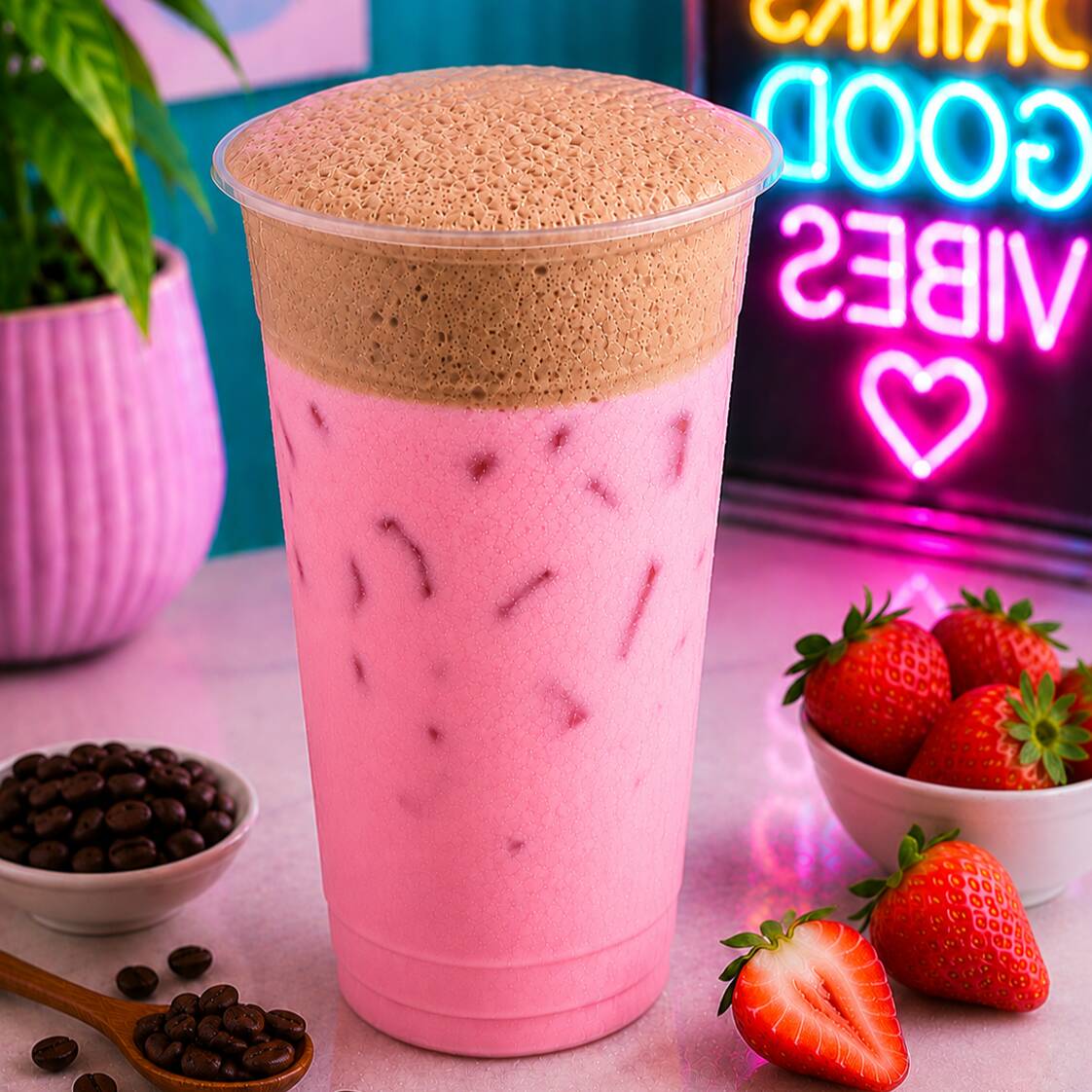 Strawberry Latté