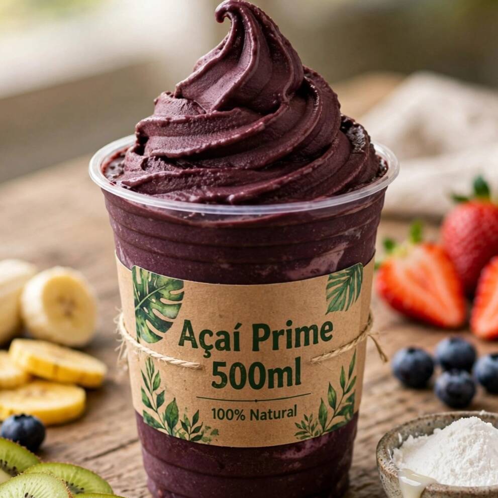Nosso delicioso açaí, super cremoso ( somente o açaí, não vai acompanhamentos )