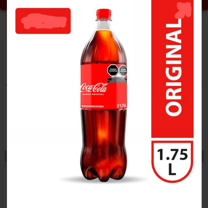 Refresco coca cola 1.700.mil.