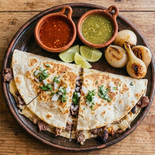Gringa de Carne Asada Al Carbón