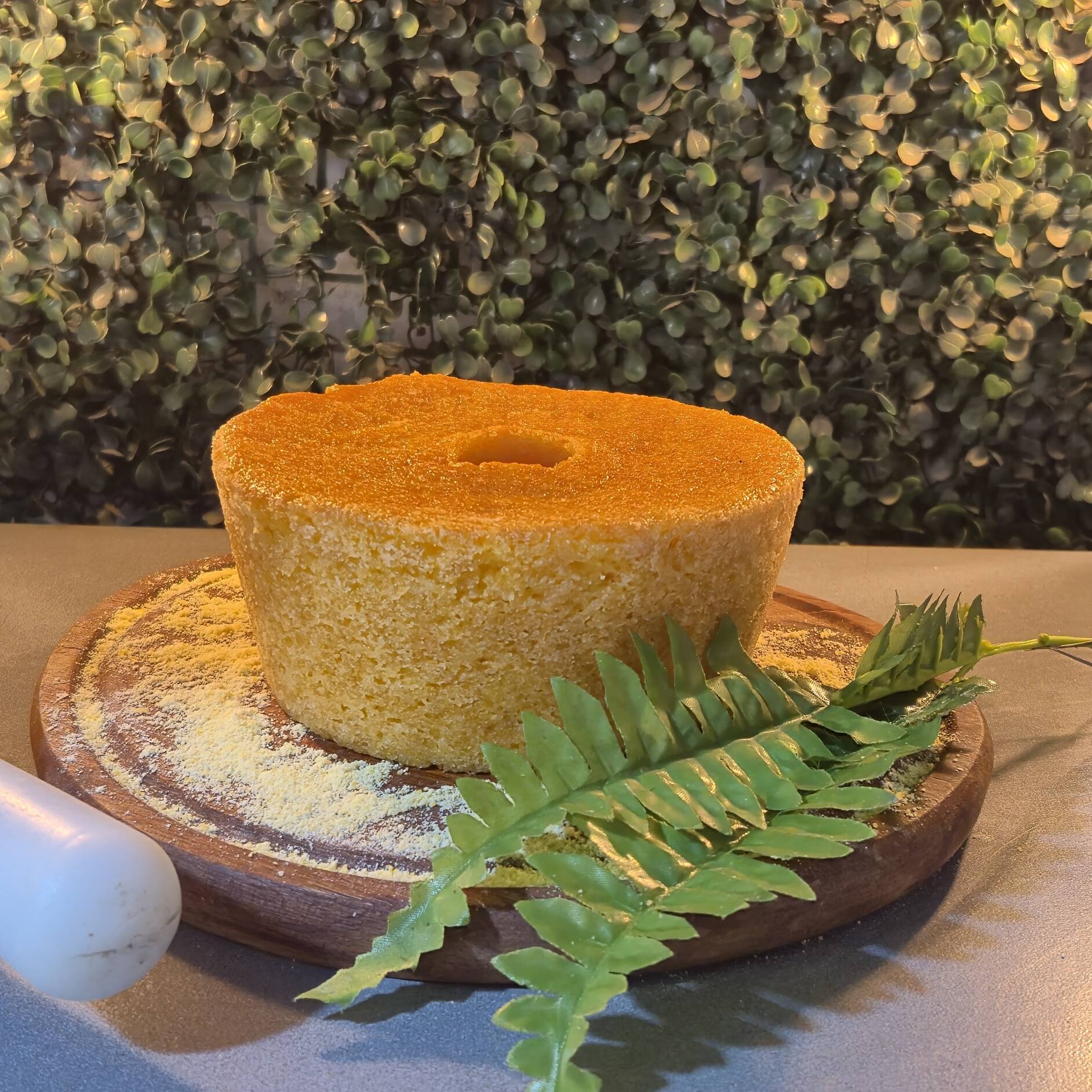 Aquele delicioso bolo de fubá que combina com um cafezinho