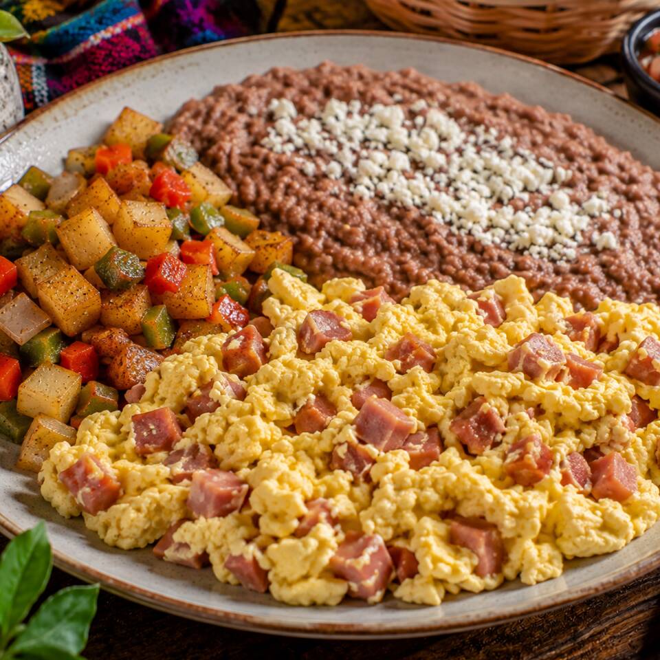 Huevo Con Jamón Ahumado