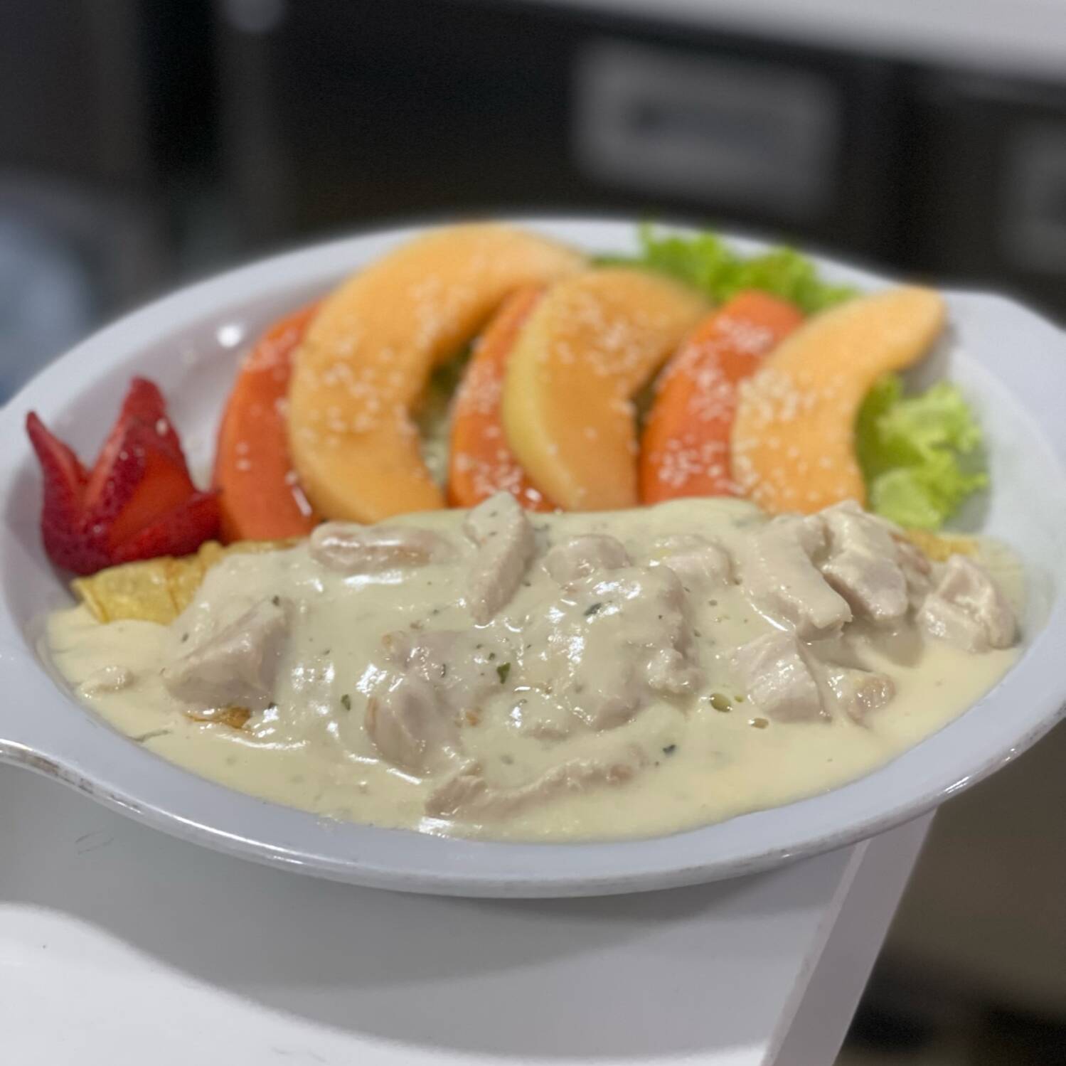 Crepes Pollo y Champiñón