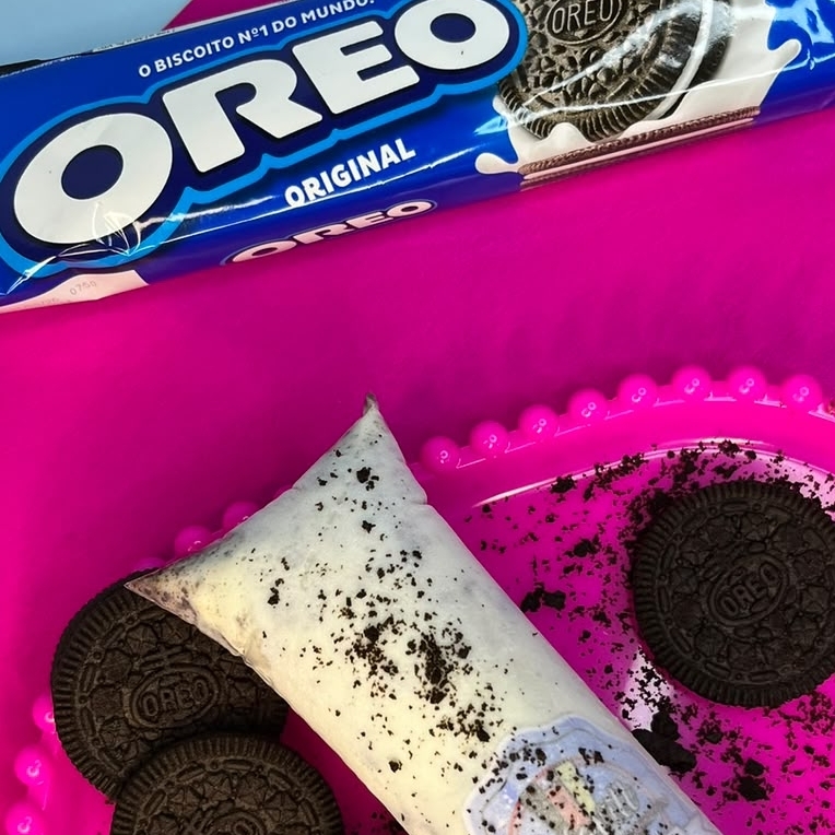 A deliciosa combinação da base de ninho recheado com bolacha Oreo!