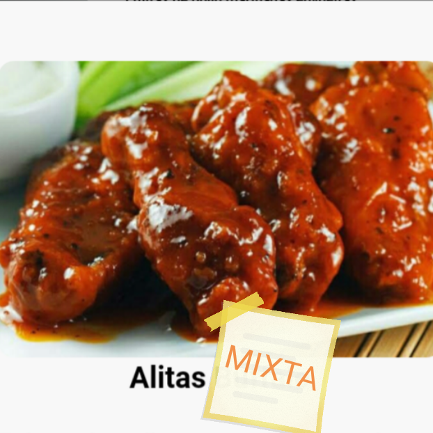 15 Alitas Mango Habanero