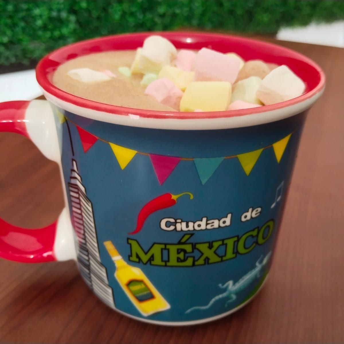 Chocolate caliente con leche