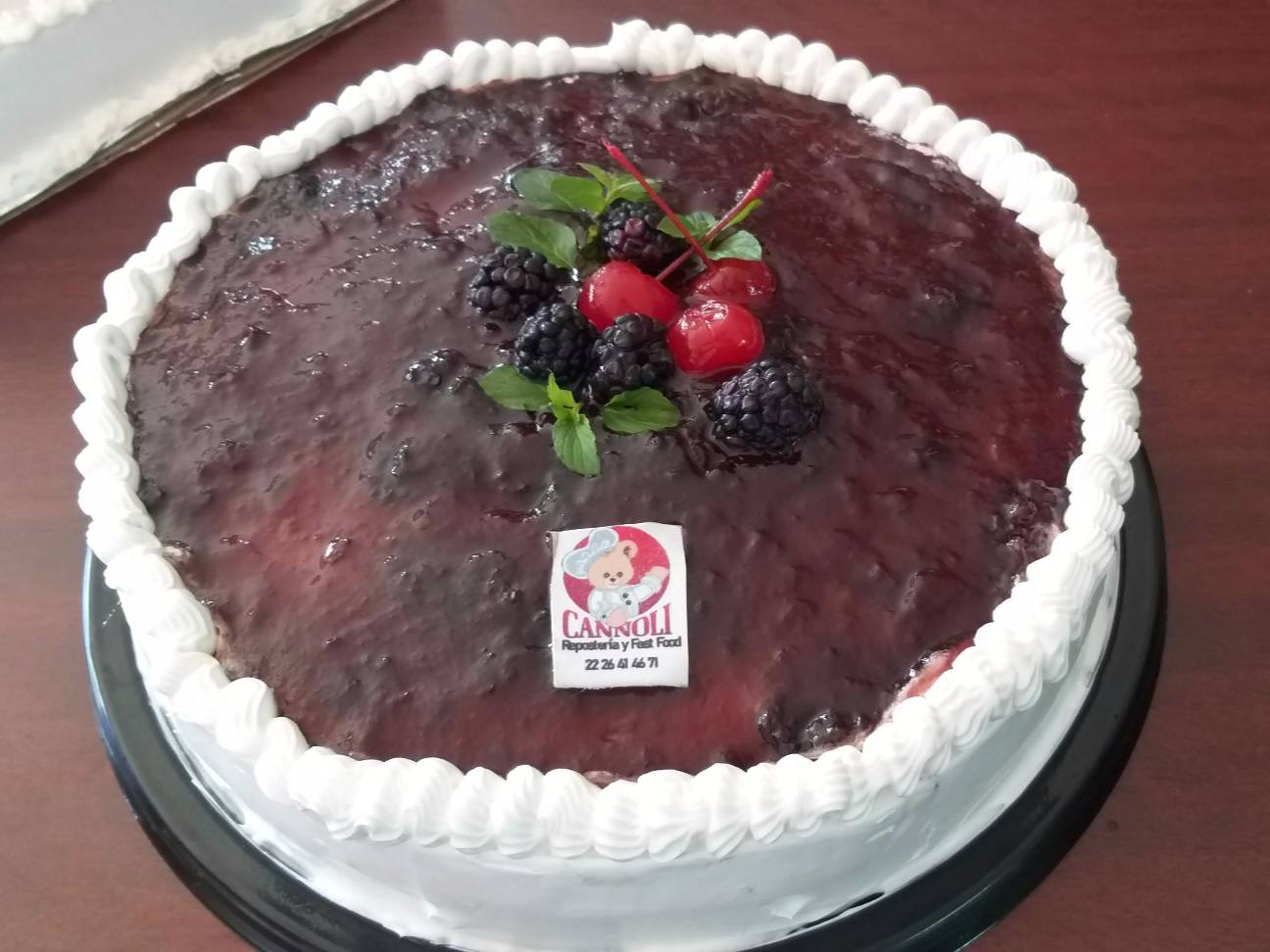Pastel Zarzamora Con Queso