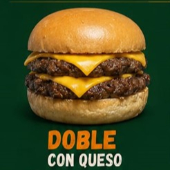 Hamburguesa Doble con Queso