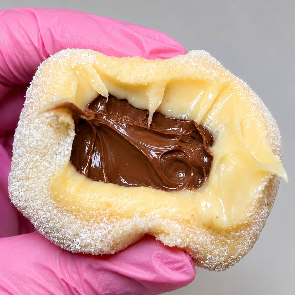 Eu sei que você ama Nutella… eu também.
Agora imagina o nosso brigadeirão de Ninho com aquele sabor marcante de Nutella em cada pedaço.
Um doce intenso, com cara de sobremesa de verdade, que derrete na boca a cada mordida.
Se eu fosse você, não deixava pra depois… porque ele também acaba rápido.
