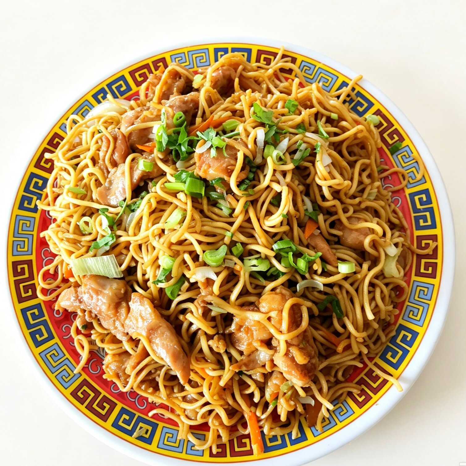 Chowmin con Pollo
