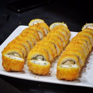 10 Makis apanado roll mas entrada