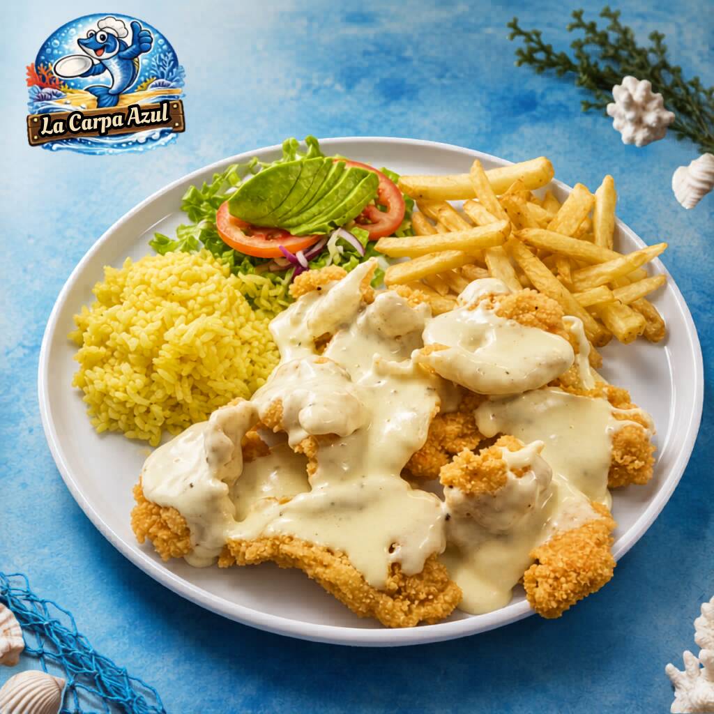Camarones En Salsa de Queso