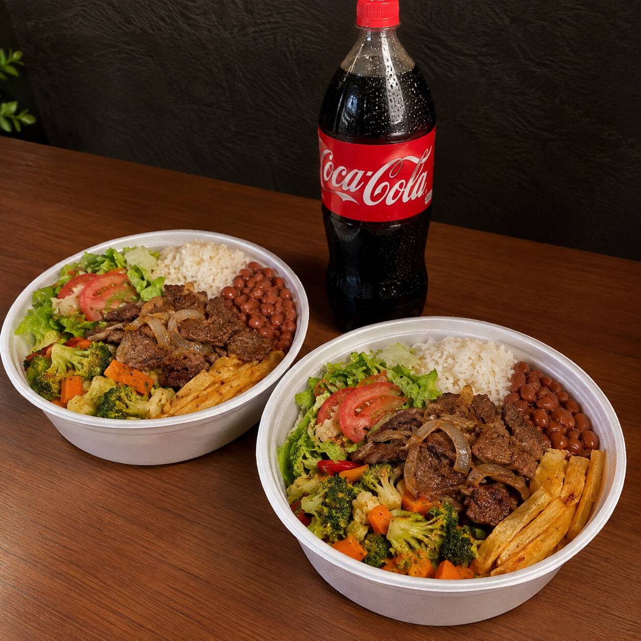 2 MARMITEX Churrasco + COCA COLA 1 L
