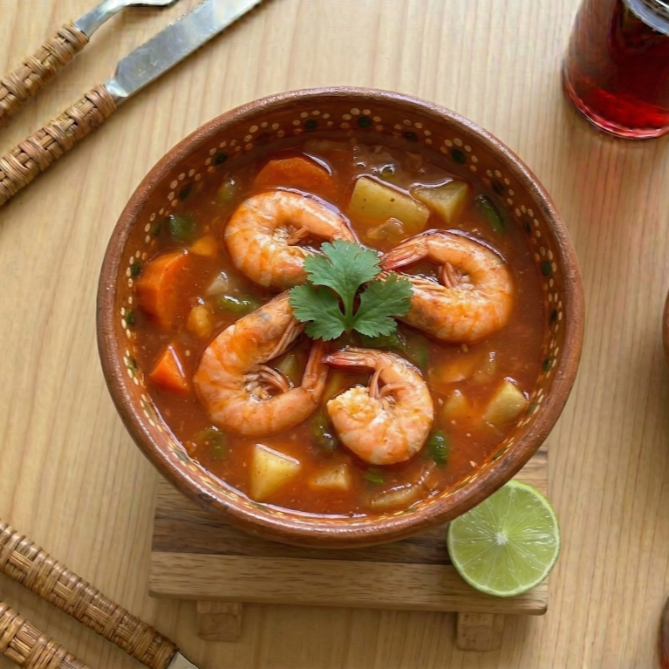 Caldo de Camarón